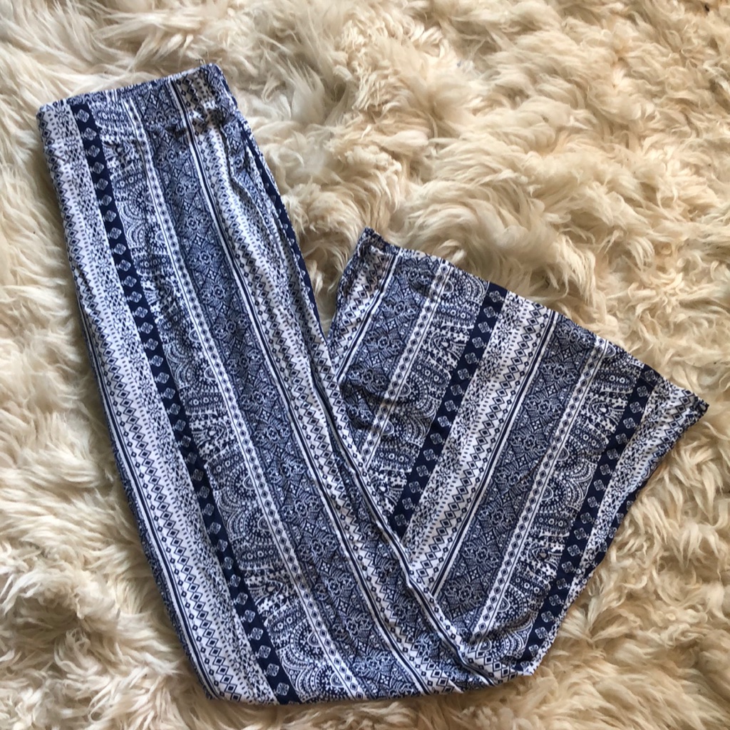 Flare Patterned Pants